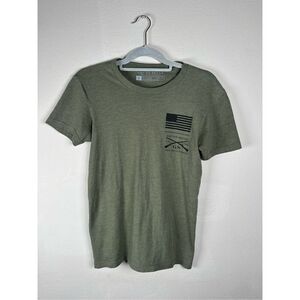 Grunt Style Women's Army Green Short Sleeve Tee Sz Small